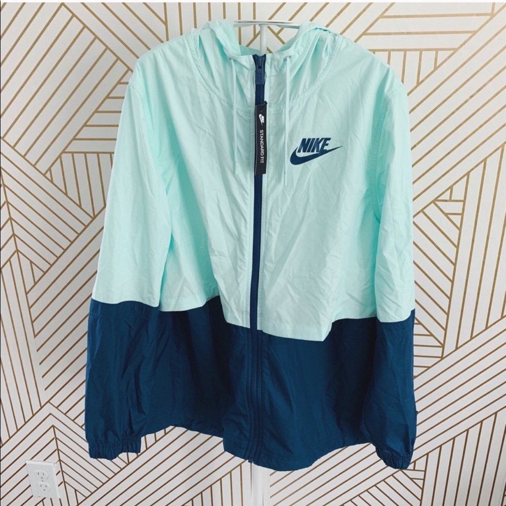 Nike Mint and Teal Lightweight Jacket